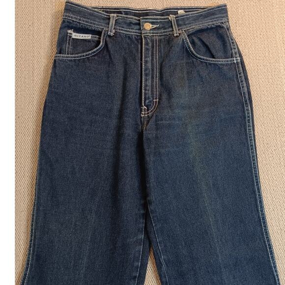 Gitano Vintage 80s Jeans Women 14 29"X32" Dark Wash High Rise Relaxed Straight - Picture 6 of 14